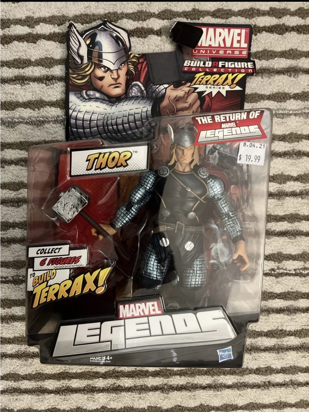 Hasbro Marvel Legends Thor Action Figure - Black & Silver
